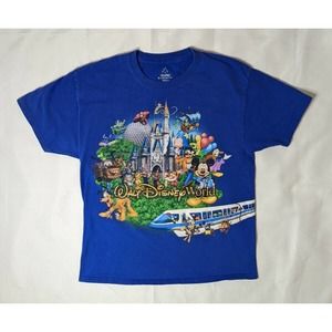 Vintage Disneyland Disney World Monorail Adult Size Large Graphic Disney T Shirt